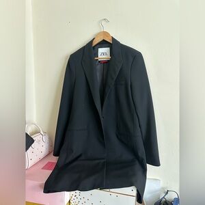 Zara Women's Elegant Black Suit Jacket